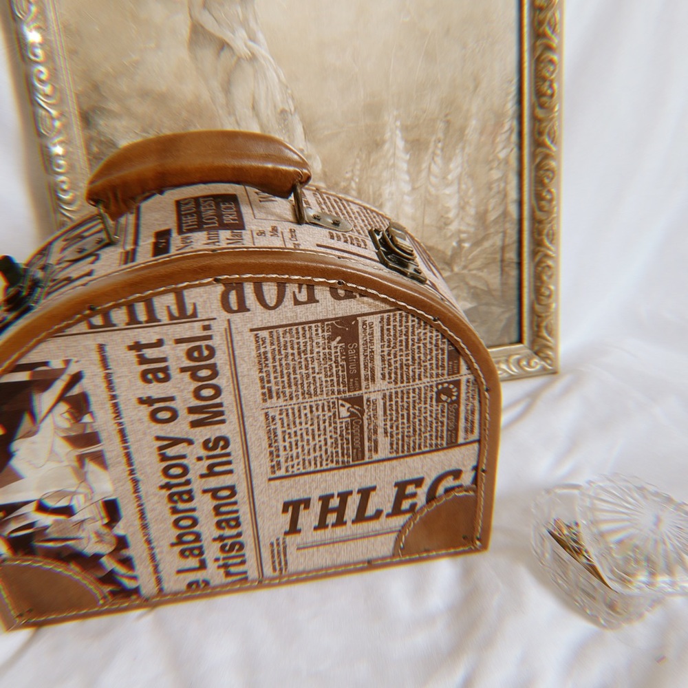 Vintage Newspaper Handbag